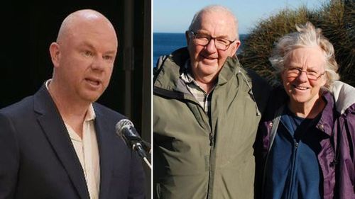 Simon Patterson has eulogised his parents, Don and Gail Patterson.