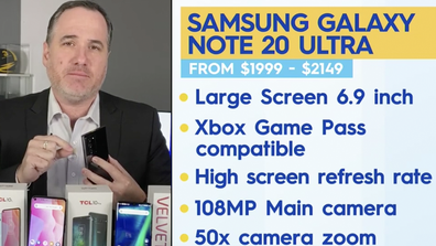 Some features of the Galaxy Note 20 Ultra.