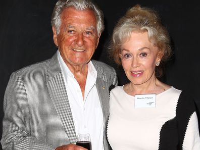 Bob Hawke and Blanche d'Alpuget pictured in Sydney in 2013.