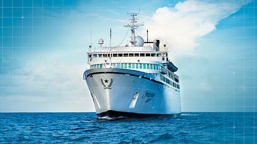 The "Freewinds" ship owned by Scientology 