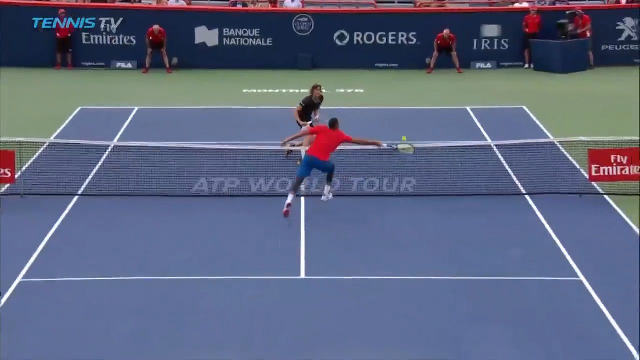 Kyrgios plays out point of the match