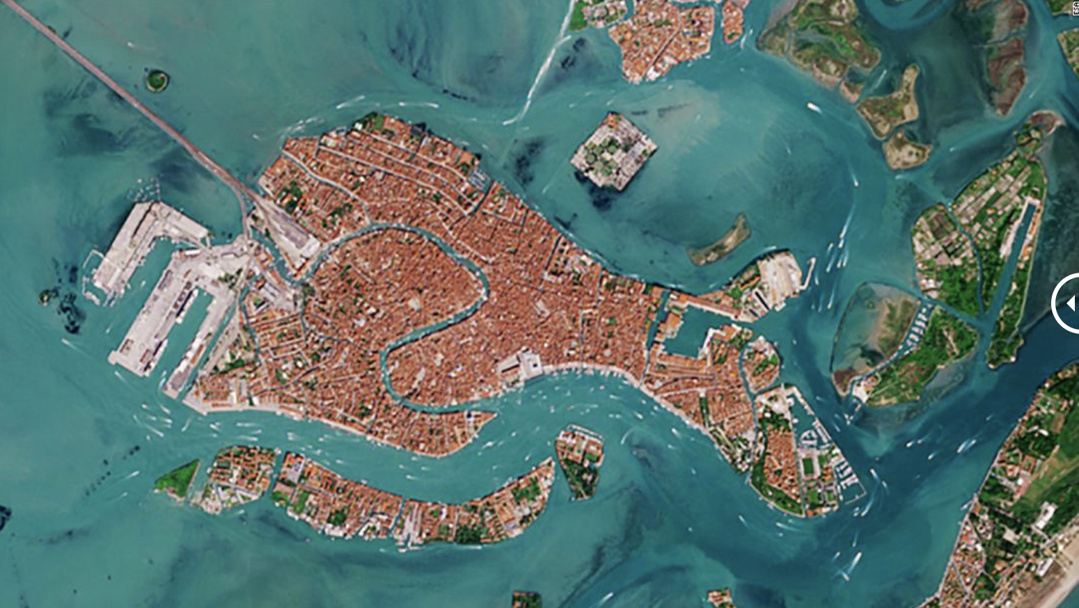 Coronavirus: Images from space shows how Venice's canals ...