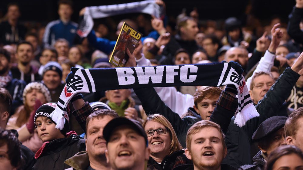 Bolton Wanderers fans. (AFP)