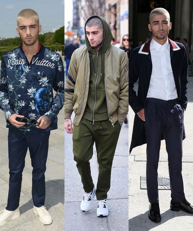 Zayn Malik's Street Style at Louis Vuitton