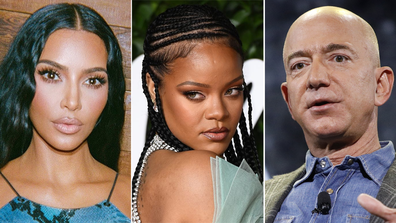 Kim Kardashian, Rihanna, Jeff Bezos