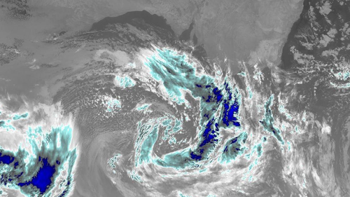 Weather forecast map