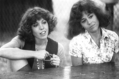 Penelope Milford sits with Jane Fonda in a scene from the film 'Coming Home', 1978. (Photo by Metro-Goldwyn-Mayer/Getty Images)
