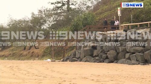 Queensland Ambulance were called to the beach