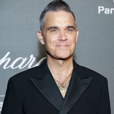 Robbie Williams attends Chopard ART Evening at the Martinez on May 23, 2023 in Cannes, France. 