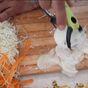 Viral hack shows how to shave vegetables thin using a peeler