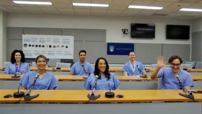 Prince William and Kate Middleton, Duke and Duchess of Cambridge video call staff at Fraser Health's Surrey Memorial Hospital in British Columbia for Canada Day