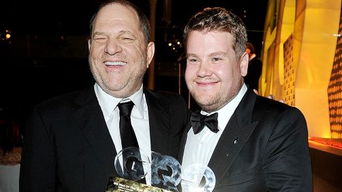 Corden and Weinstein are known to be good friends. (Getty)