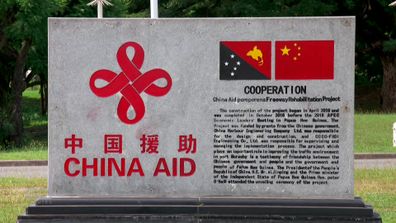 China aid in PNG