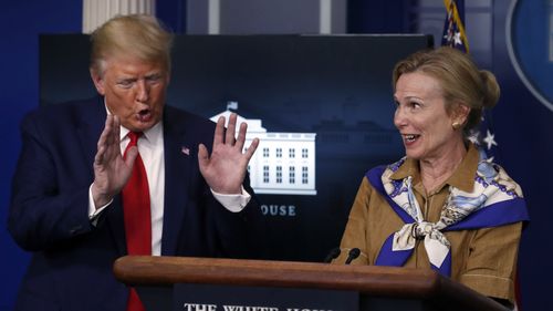 Donald Trump attacked the coordinator of his coronavirus response team, Deborah Birx, via Twitter.