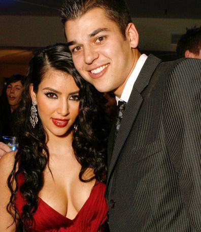 Kim Kardashian was Rob Kardashian's childhood crush