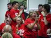 Labor supporters are seen at the Labor Party Function in Frankston on  Saturday  2 March 2024. Photo THE AGE/ LUIS ENRIQUE ASCUI