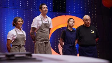 Chefs face-off for a spot in the semi finals on Snackmasters 2022.