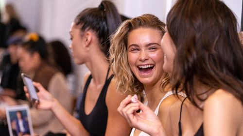 There were plenty of smiles during the casting in Richmond, Melbourne. Picture: AAP