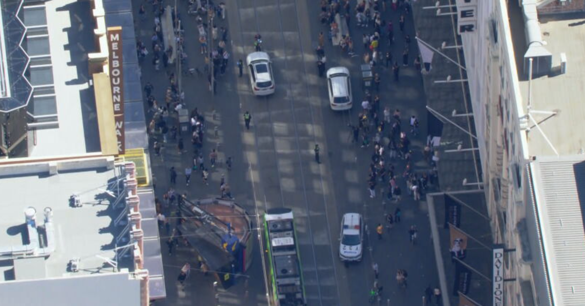 Four Teenagers Arrested After Melbourne Police Chase Hits Pedestrian in CBD