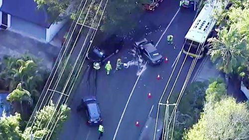 Man arrested after alleged stolen car involved in Brisbane crash