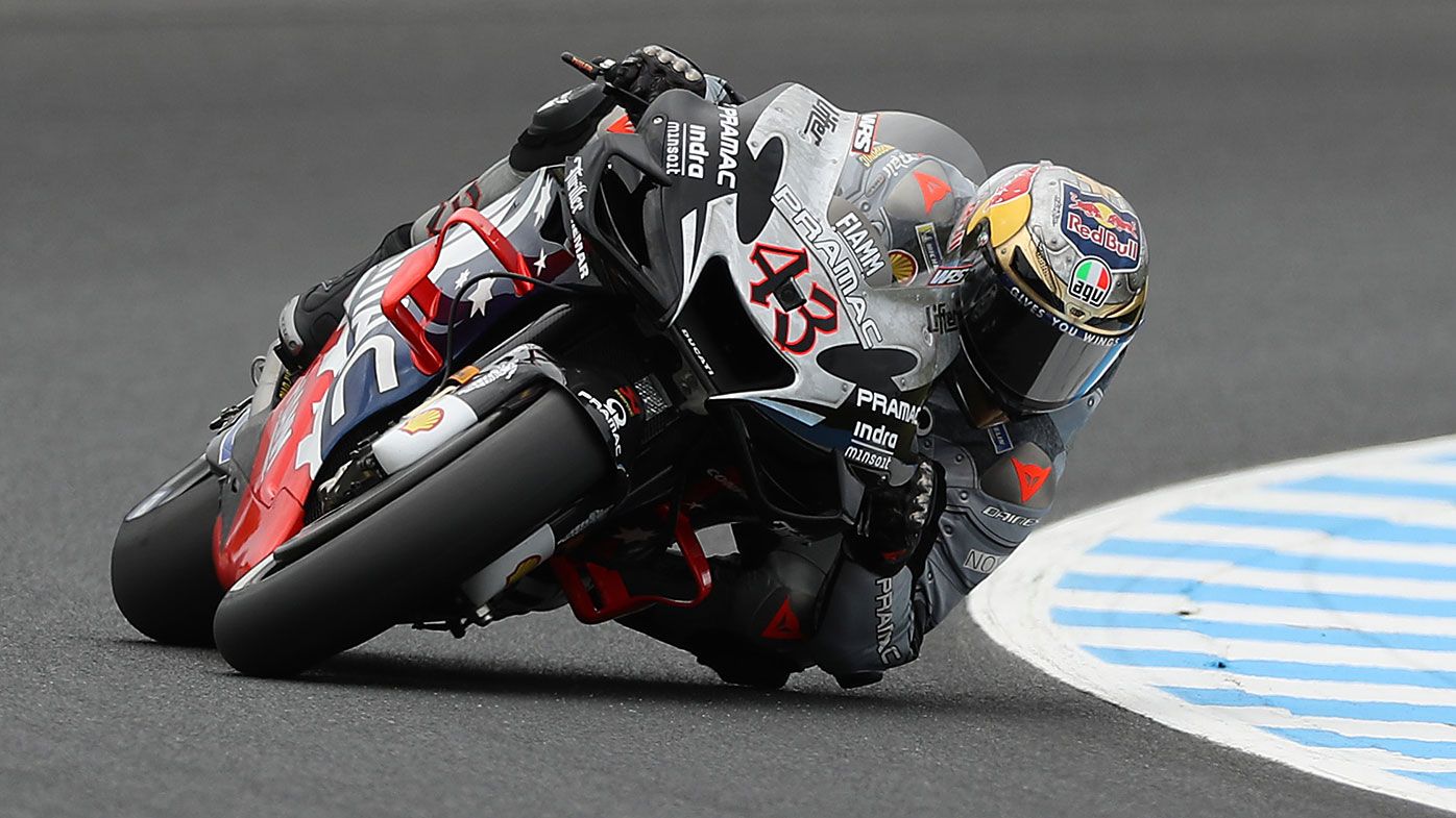 Australia&#x27;s Jack Miller in action at Phillip Island.