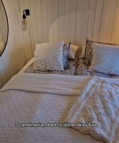 Scandinavian bed hack