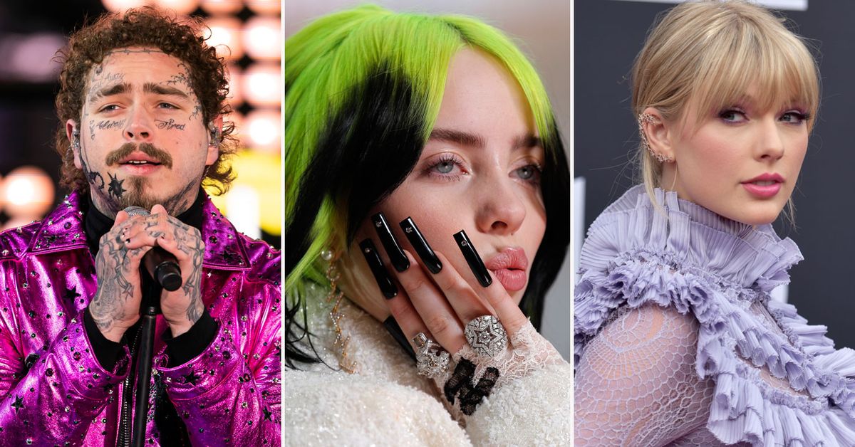 Billboard Music Awards 2020 Post Malone, Billie Eilish, lead