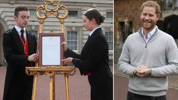 Harry announces royal baby