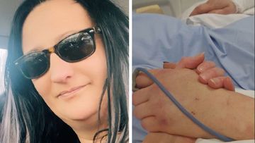 Amanda Stacey spent 10 days in a coma after a tiny cut on her arm led to a flesh-eating infection.