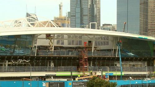 The re-naming is part of Melbourne Park's revamp. Picture: 9NEWS