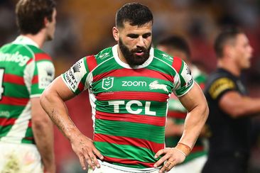 Josh Mansour during his stint as a Rabbitohs player.