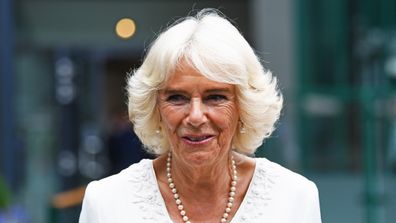 The Duchess of Cornwall was travelling by helicopter when it was involved in two near misses.