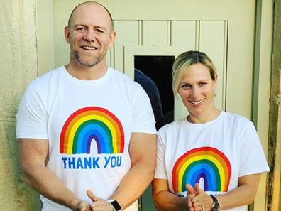 Zara and Mike Tindall join fundraising effort for healthcare workers in the UK.