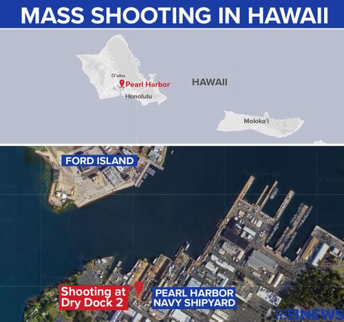 A mass shooting has put the Pearl Harbor Navy Shipyard in Hawaii into lockdown.