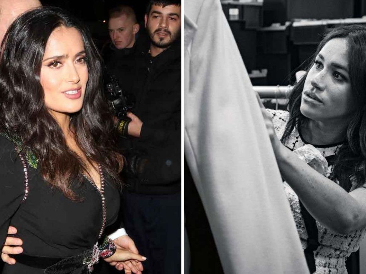 Salma Hayek says Meghan Markle had some top-secret rules for that British  Vogue cover