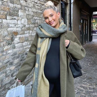 Love Island UK Molly-Mae Hague shares bump moment.