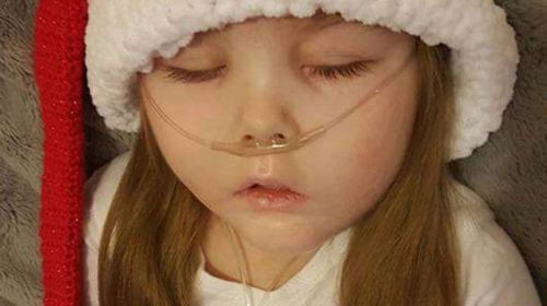 Four-year-old Ezmae Catley 'grows her angel wings'