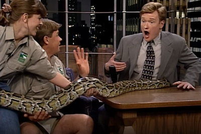Steve Irwin and Terri on Late Night with Conan O'Brien