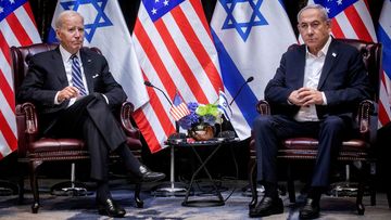 US President Joe Biden meets with Israeli Prime Minister Benjamin Netanyahu 