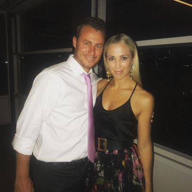 Lleyton and Bec Hewitt.