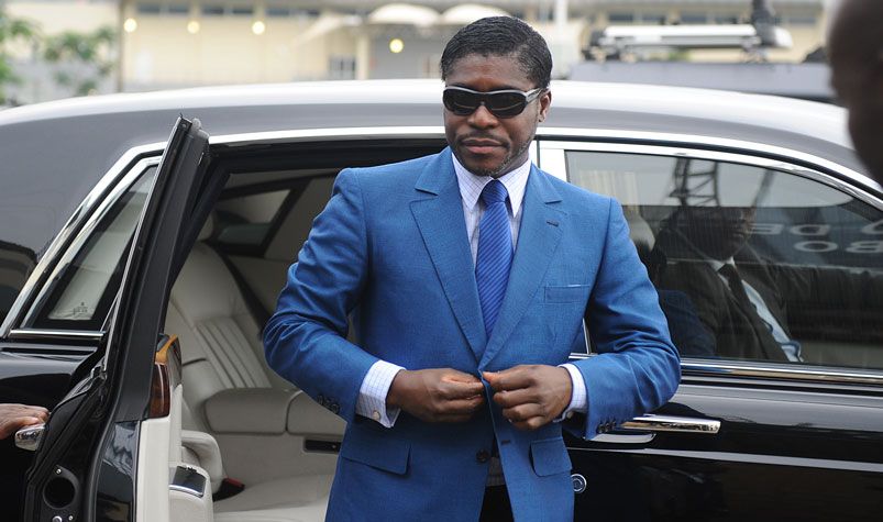 Teodorin Obiang, eldest son of President Teodoro Obiang and a vice-president himself, denies charges of laundering embezzled public funds. (AFP)