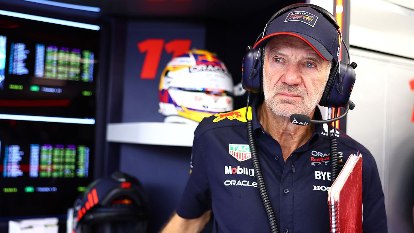 Adrian Newey, the Chief Technical Officer of Oracle Red Bull Racing looks on in the garage during practice ahead of the F1 Grand Prix of Saudi Arabia at Jeddah Corniche Circuit on March 07, 2024 in Jeddah, Saudi Arabia. (Photo by Mark Thompson/Getty Images)