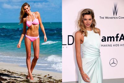 Jessica Hart: Queen of the super-cute gap tooth! <br/>Bet the Sydney-born model's thanking her aunty who encouraged her to enter <i>Dolly</I>'s modelling comp in 2010... which she went on to win. <br/><br/>In 2009, the beach babe appeared in the infamous <i>Sports Illustrated</I> swimsuit issue, before getting the chance to model for Victora's Secret... but only because Heidi Klum and Adriana Lima were pregnant! <br/><br/>Victoria must've been mighty impressed, adding Jess to her doe-eyed angel roster... with the 28-year-old walking for the lingerie label in 2012 and 2013. Bet boyfriend Stavros Niarchos III was happy with that! <br/>