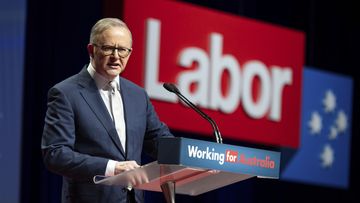 Prime Minister Anthony Albanese during the Australian Labor Party (ALP) National Conference in Brisbane
