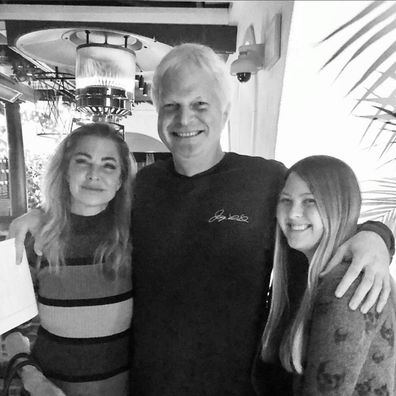 Lisa Bonder, Steve Bing and their daughter Kira