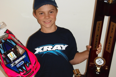 Oscar Piastri during his remote-control car days.
