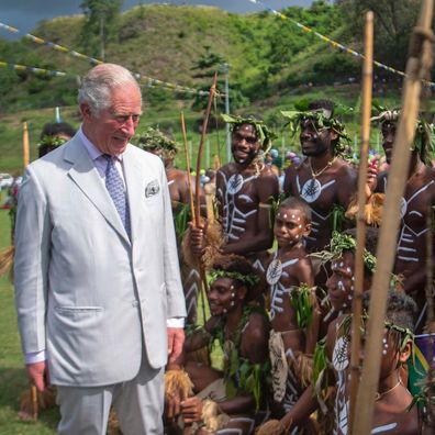 Prince Charles speaks pidgin English in the Solomon Islands