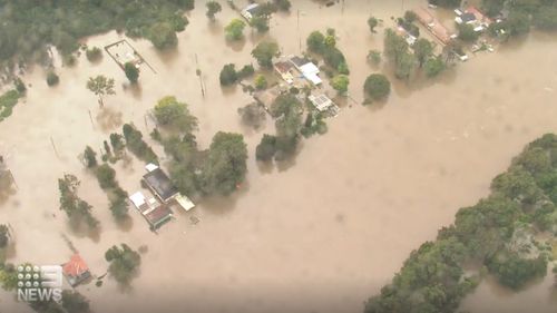 Flooding in parts of Sydney.