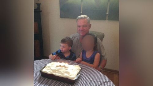 Lane Graves pictured with his grandpa and older sister. (NBC News)