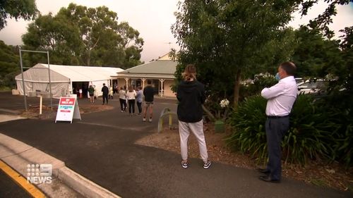 Dozens of people in the Adelaide Hills area had to get re-tested meaning their quarantine time has also been extended. 